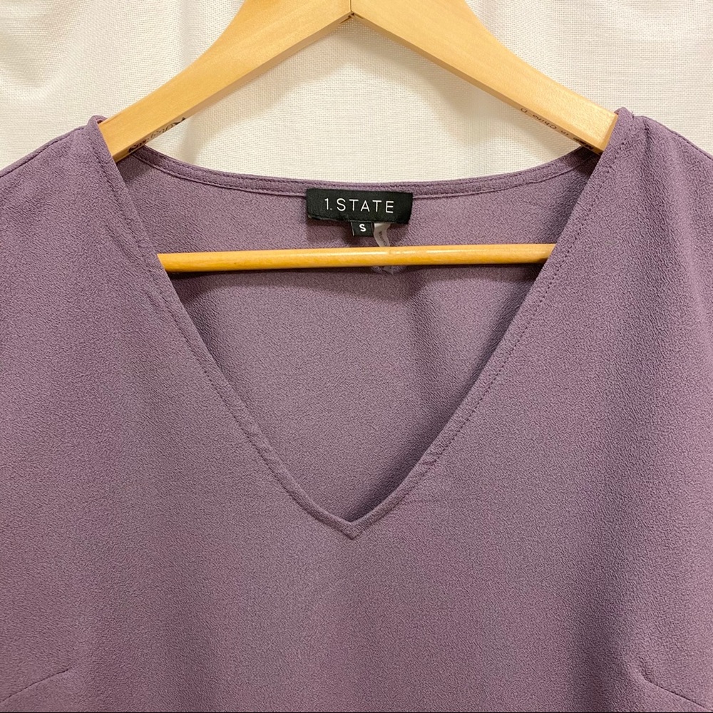 1. State | Ruffle Sleeve Blouse - Picture 2 of 4